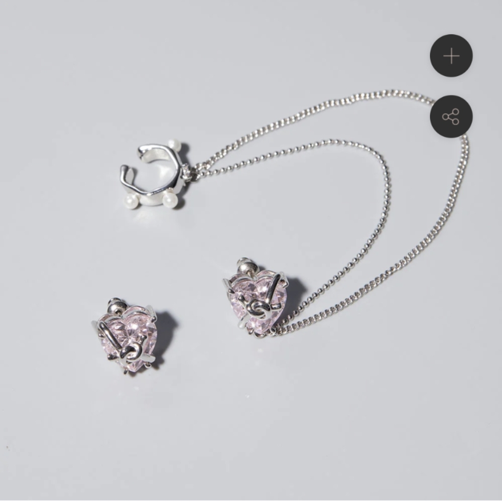 New Oden's Eye Ear Cuff & Studs with Chain